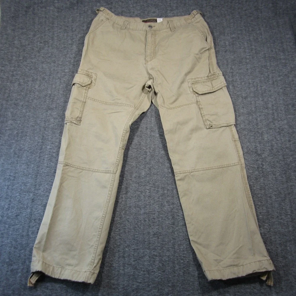 Old Navy Cargo Pants Mens 36x31 Khaki Tan Straight Utility Gorpcore Grunge Y2K‎